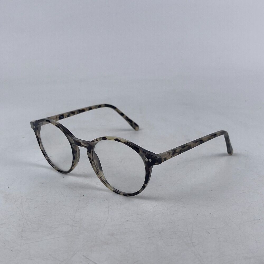 Tijn 761-T28 C6 Eyeglasses Frame Women‎ Black Tie Dye Plastic Oval 48-22-145